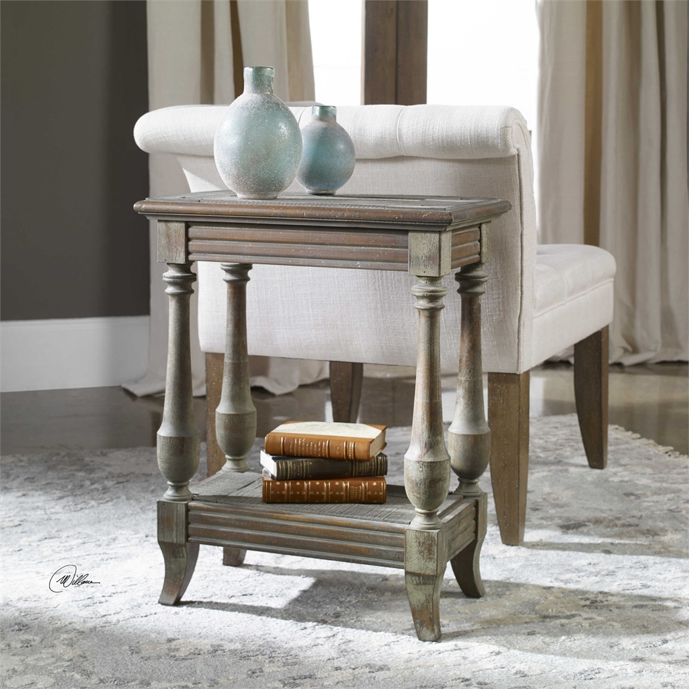 Uttermost Mardonio Distressed Side Table
