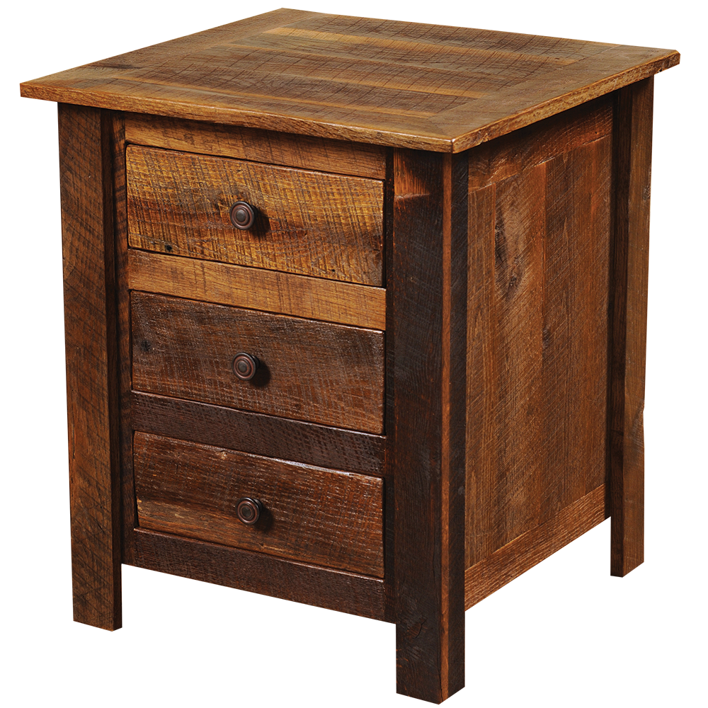Barnwood Nightstand Reclaimed Wood Rustic, Country Style