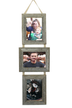 5x7 frames collage frame opening three portrait ribbon landscape barnwood hanging wood openings multi rustic barn 8x10 usa reclaimed burlap