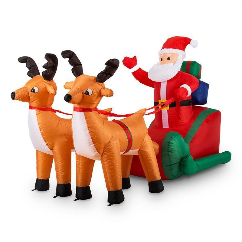 1.4m Santa, Sleigh & Reindeer Hire - Cloud 9 Disco, Hire , Sales ...