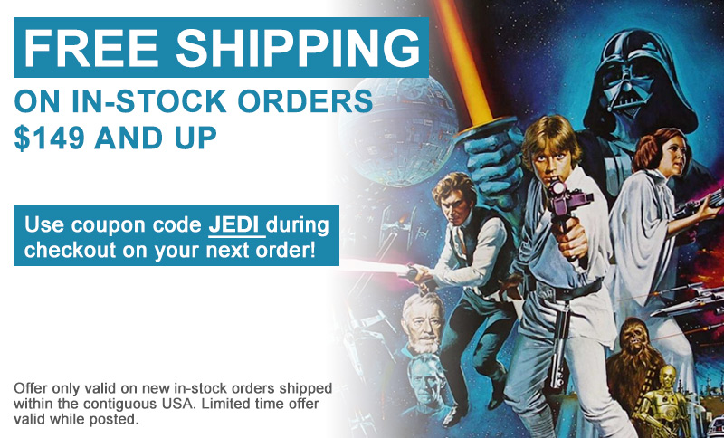 Free Shipping on in-stock orders $149 and up
