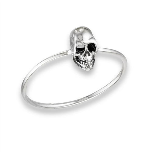 Sterling Skull Ring
