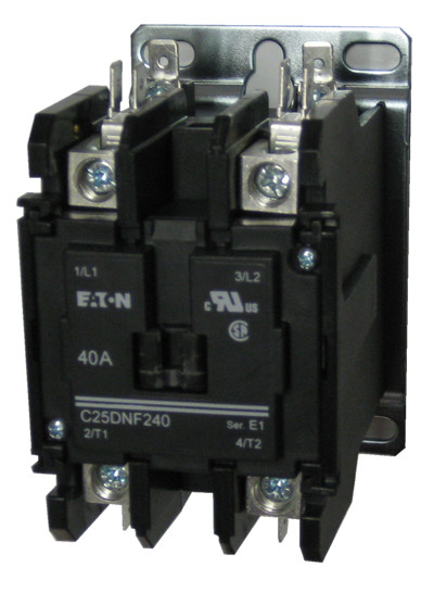 Eaton / Cutler Hammer C25DNF240 2 pole contactor rated at ... definite purpose contactor wiring 