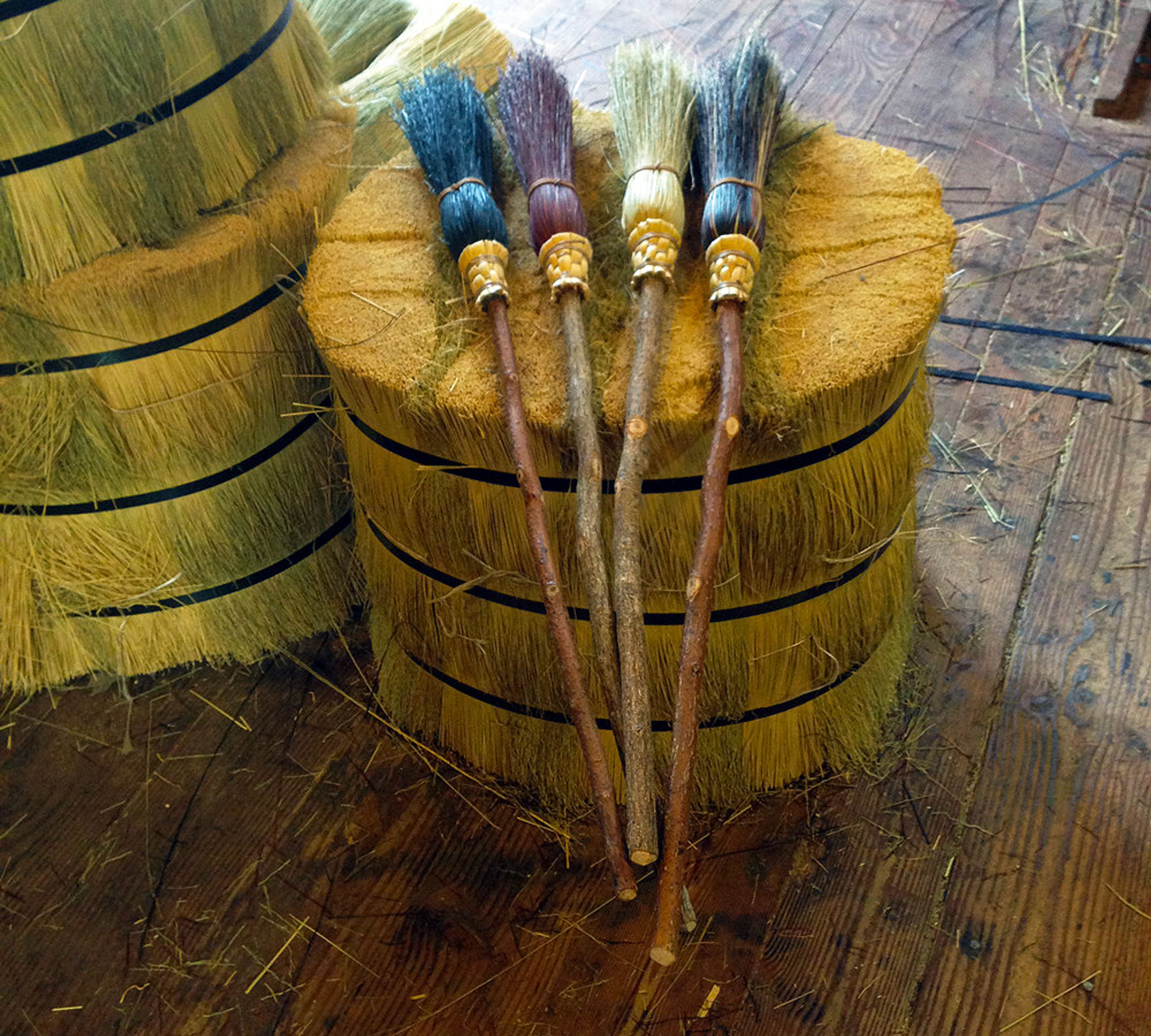 Rust Colored Ceremonial Besom Witches Broom