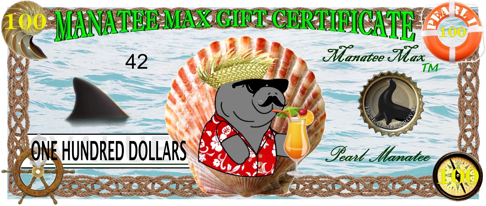 Manatee Max Gift Certificate