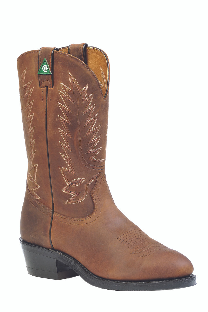 Men's Boulet Brown CSA Western Work Boot - Herbert's Boots and Western Wear