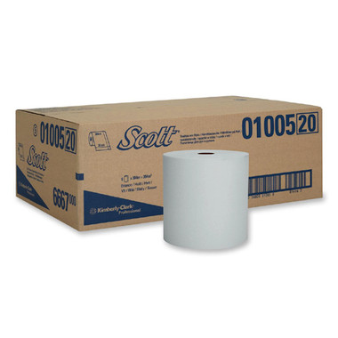 Kimberly Clark Scott Hard Roll Towel 20cm x 304m White 6 Rolls (1005 ...