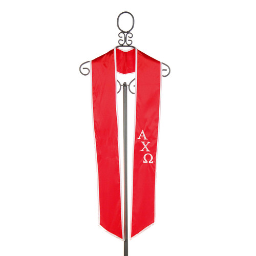 Alpha Chi Omega Satin Graduation Stole