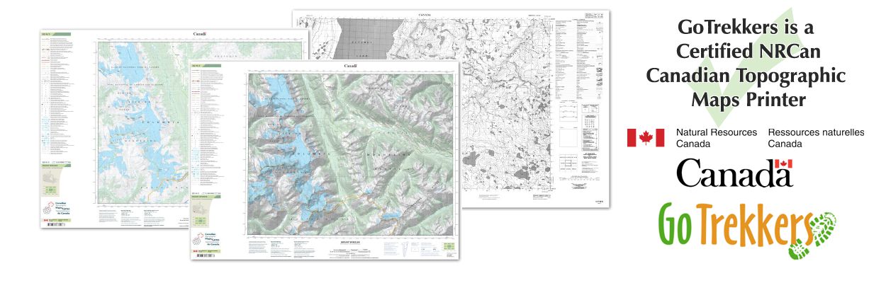 topographic map travel map online store gotrekkerscom