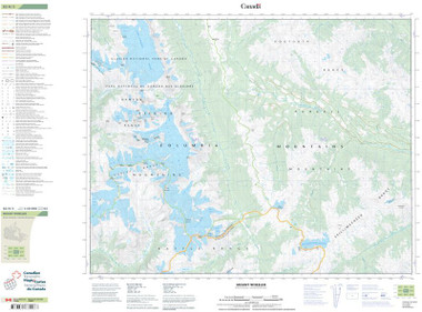 Topographical Map Of BC