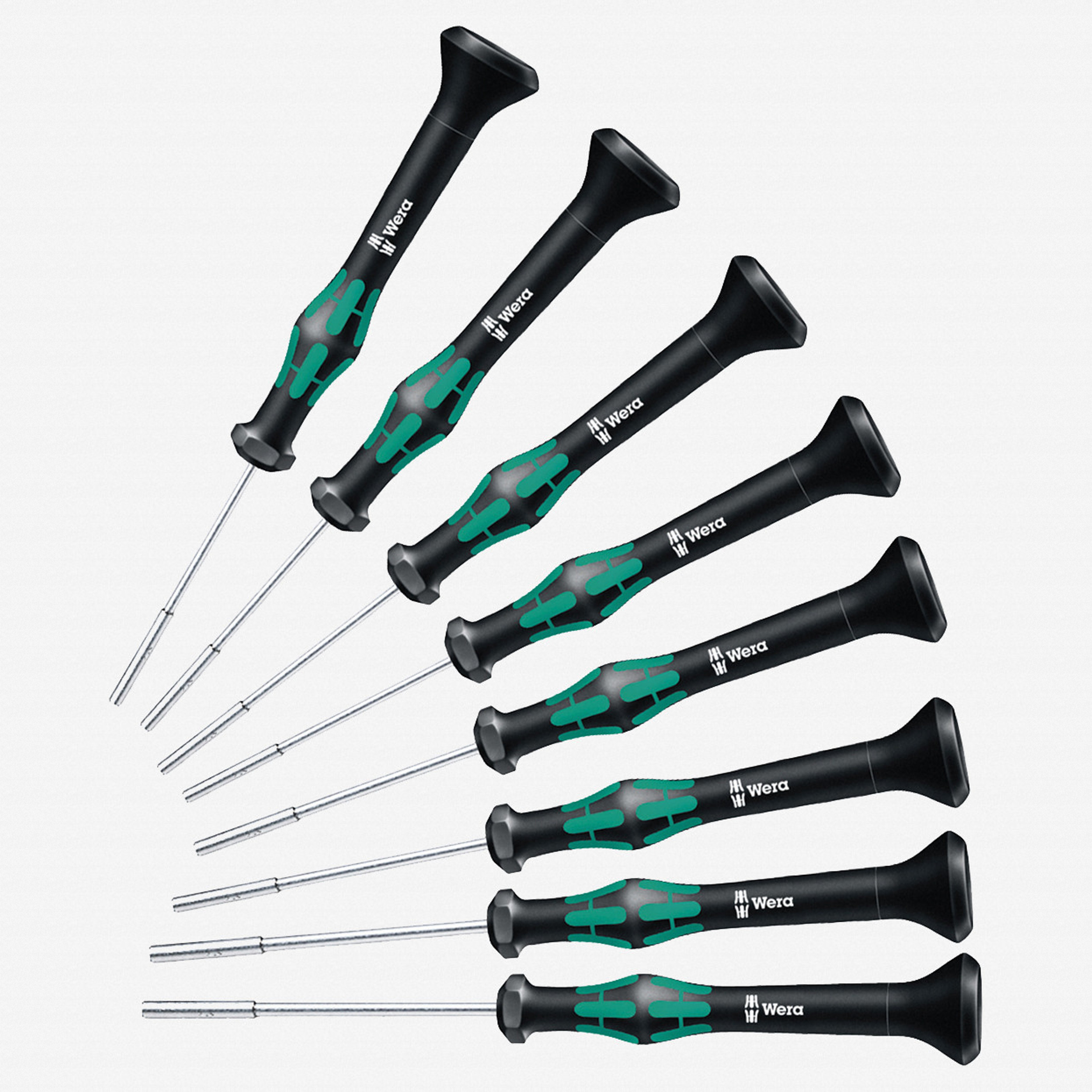 Wera Tools 345279 Kraftform Micro SAE Precision Nut Driver Set