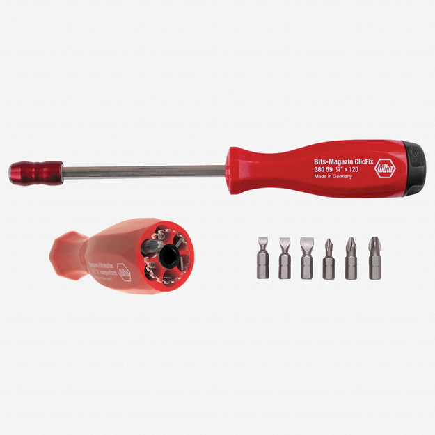 Wiha 38060 Mini Bit Ratchet ClicFix Set Phillips