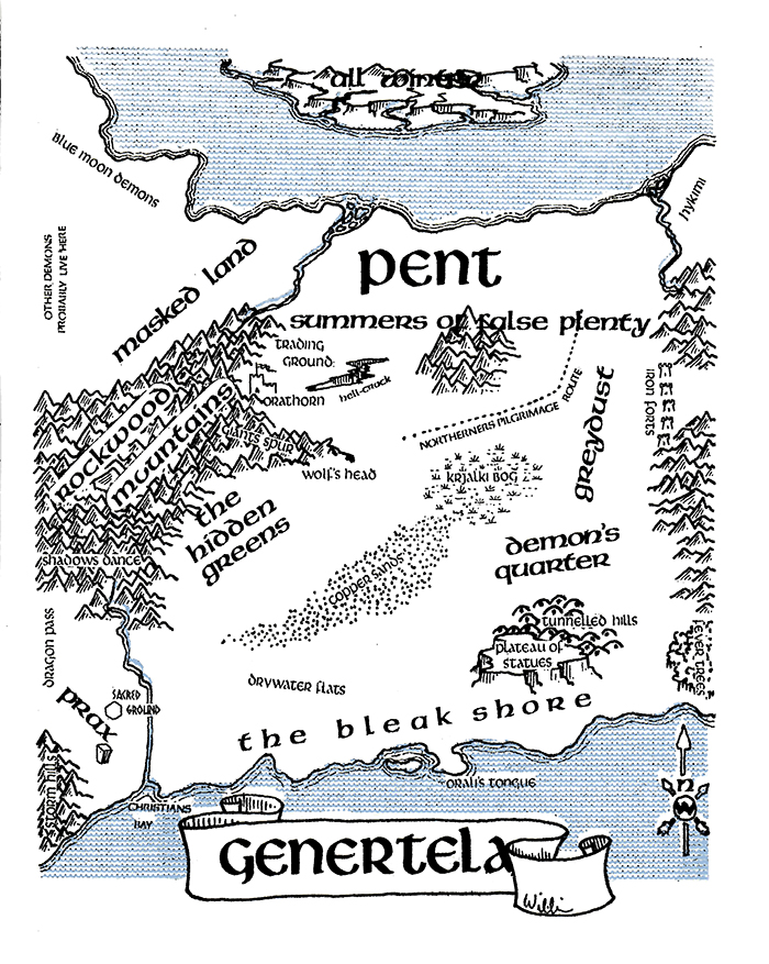 Map of Prax from Nomad Gods Map of Prax from Nomad Gods