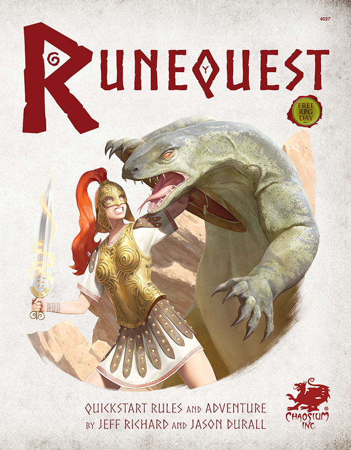 RuneQuest Quickstart front cover