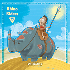 Rhino Riders Khan Card