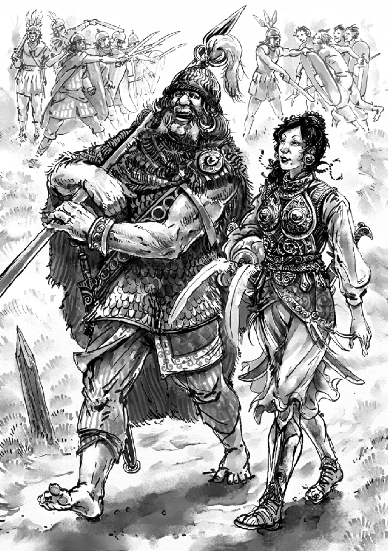 Two Warriors in Glorantha