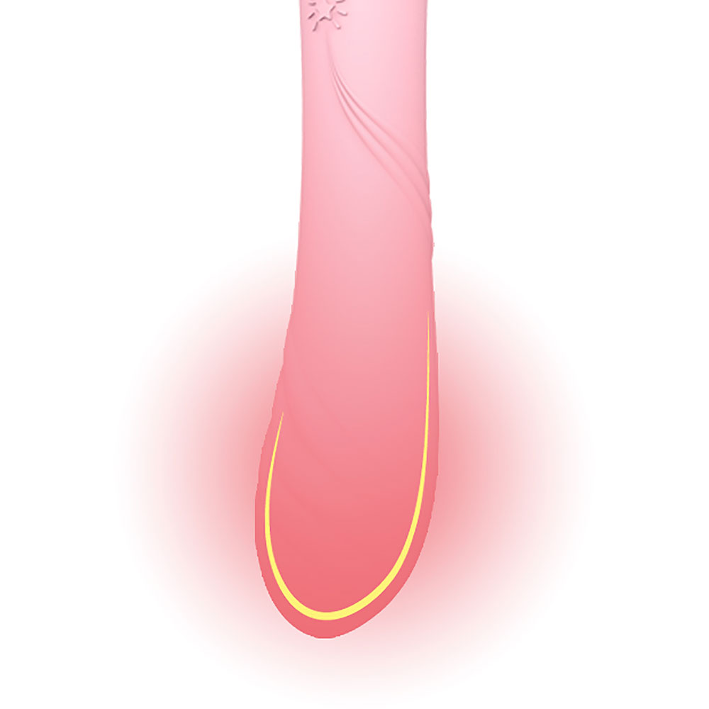 ZALO Courage Pre-Heating Silicone G-Spot Massager - Glamour