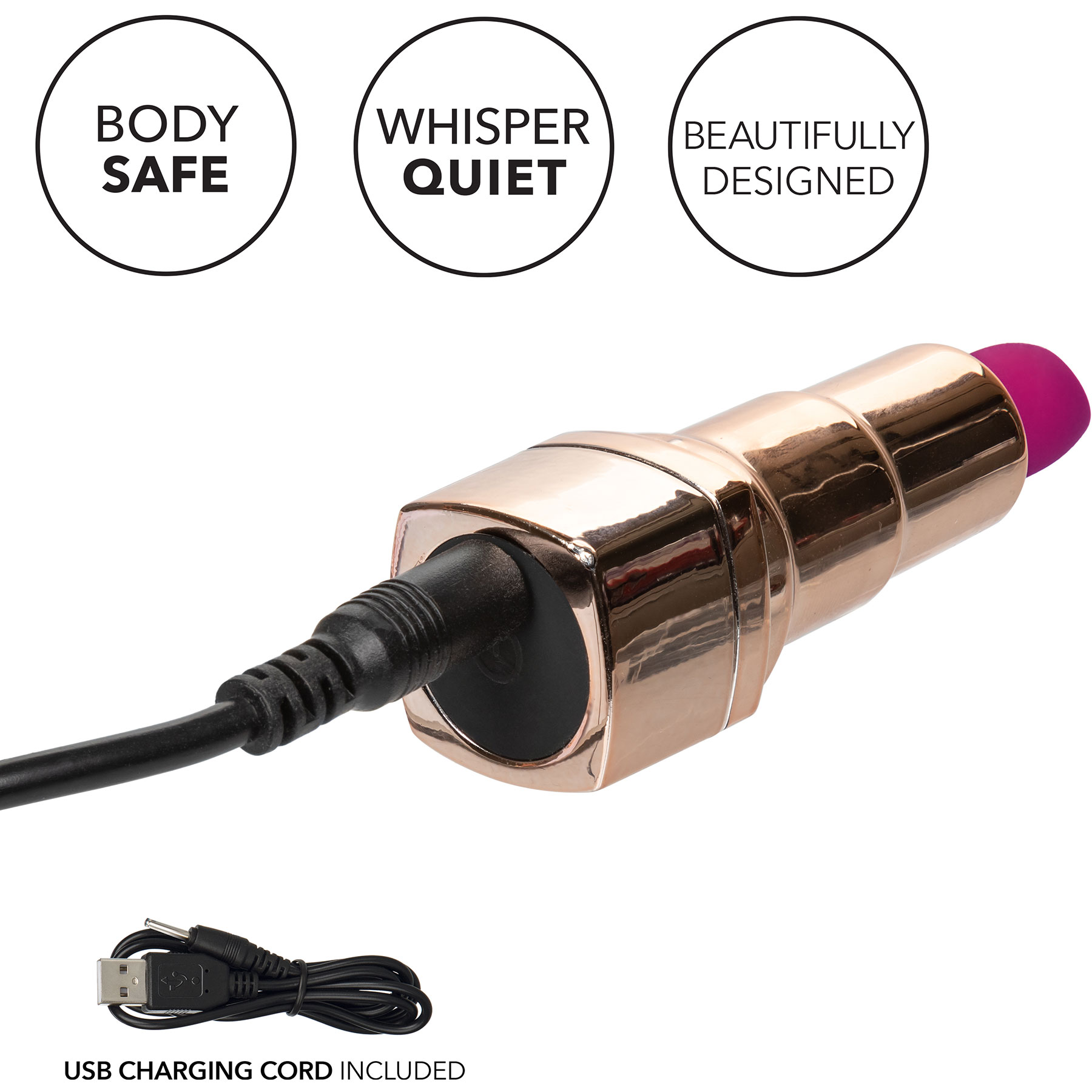 Hide & Play Rechargeable Lipstick Vibrator - Features