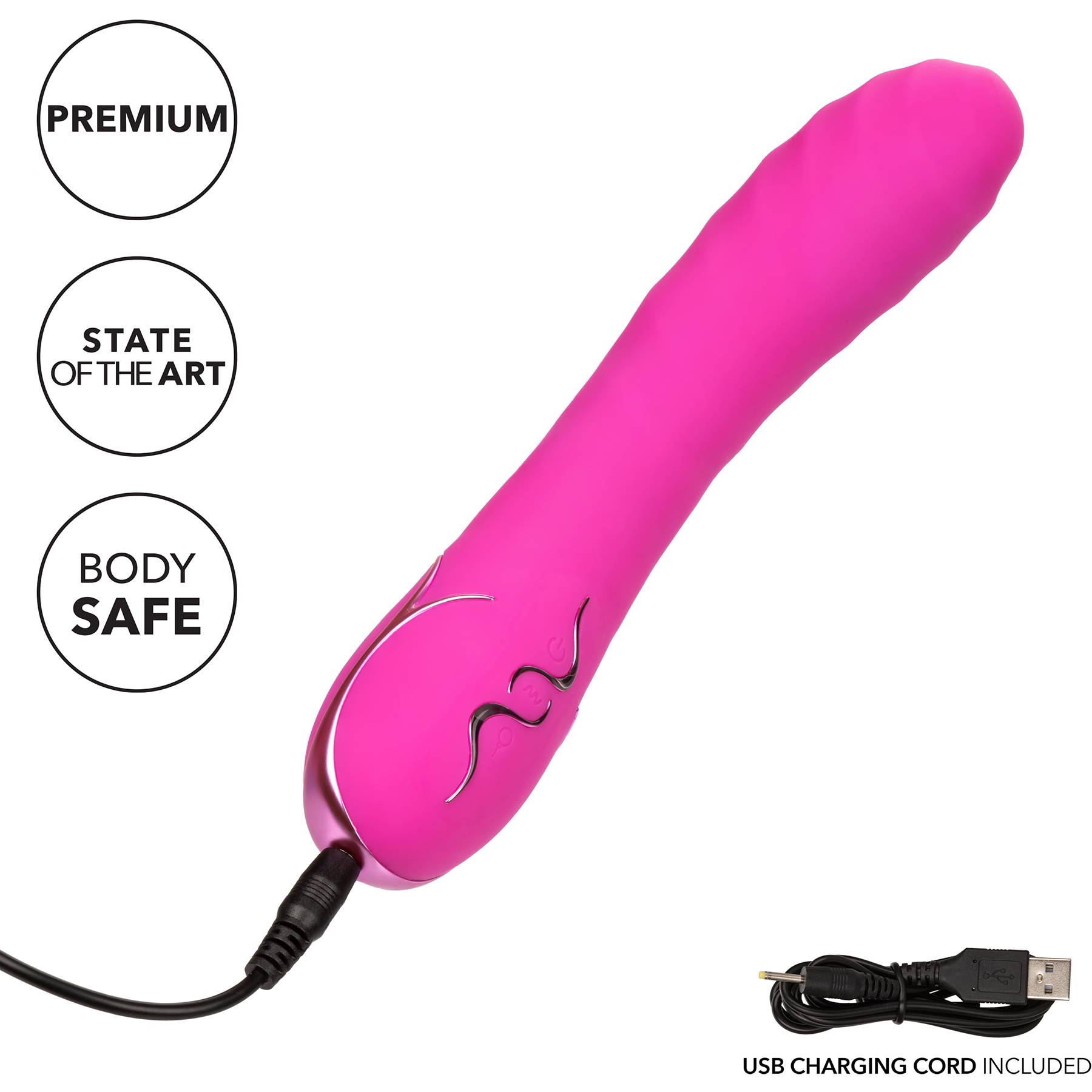  Insatiable G Inflatable G-Wand Silicone Rechargeable G-Spot Vibrator - Charging