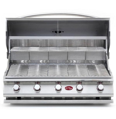 Cal Flame G5 grill hood open Cal Flame G5 grill hood open