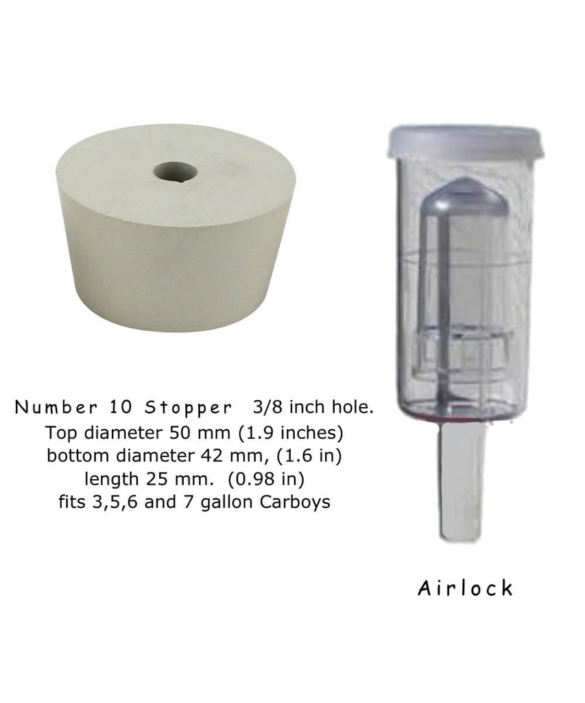 Airlock and cork