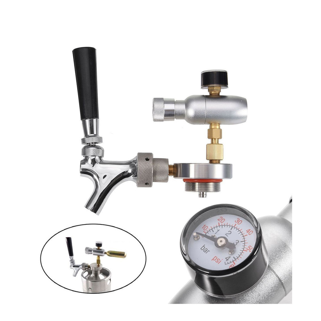 Pressurized Min Keg disperses just the proper amount of carbonation you want.