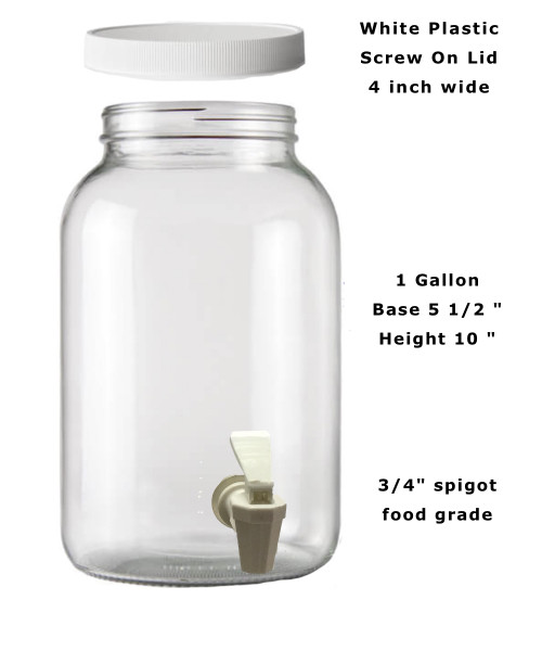 One Gallon Fermentation with Dispenser.