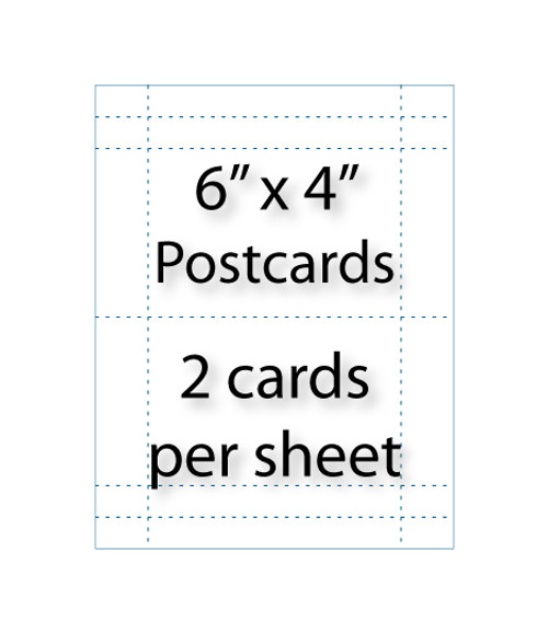 4 To A Page Postcard Template