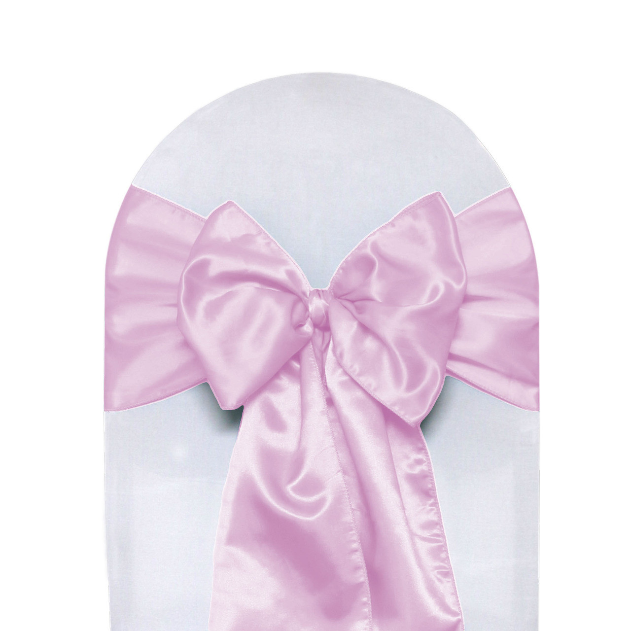 Satin Sashes Pink (Pack of 10) Your Chair Covers Inc.