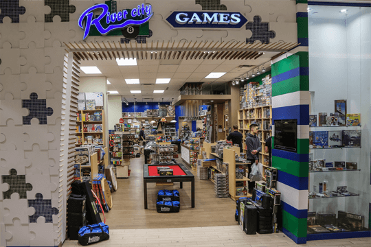 River City Games Store front