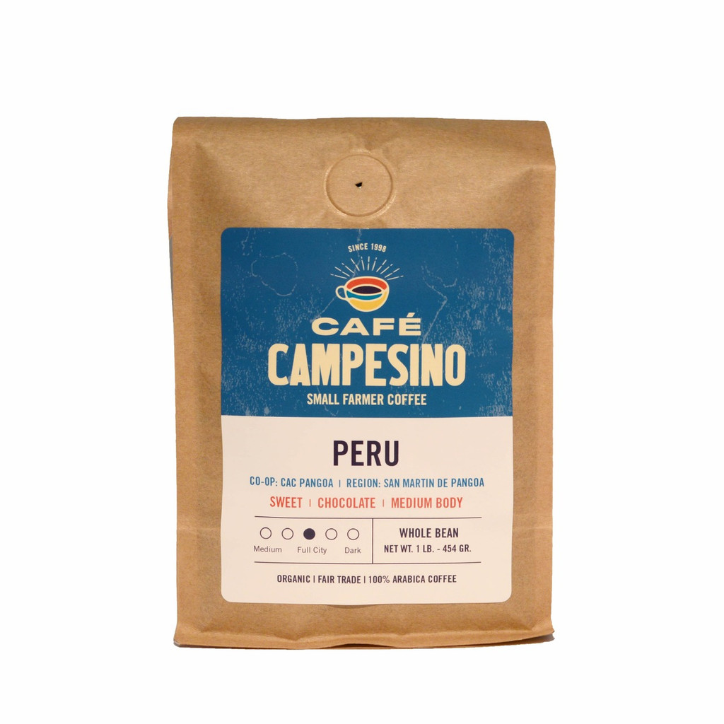 Cafe Campesino Peru Viennese Roast Fair Trade Coffee