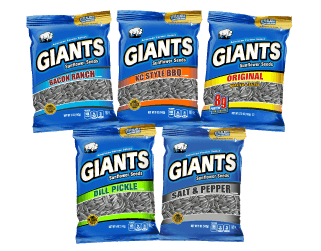 Sunflower Seeds, Pumpkin Seeds & Pistachios - GIANTS