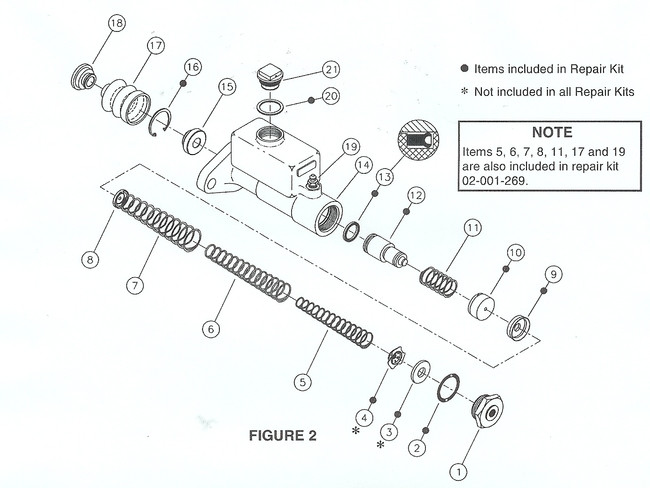 MICO MASTER CYLINDER OH KIT - powerbrake-drivetrain