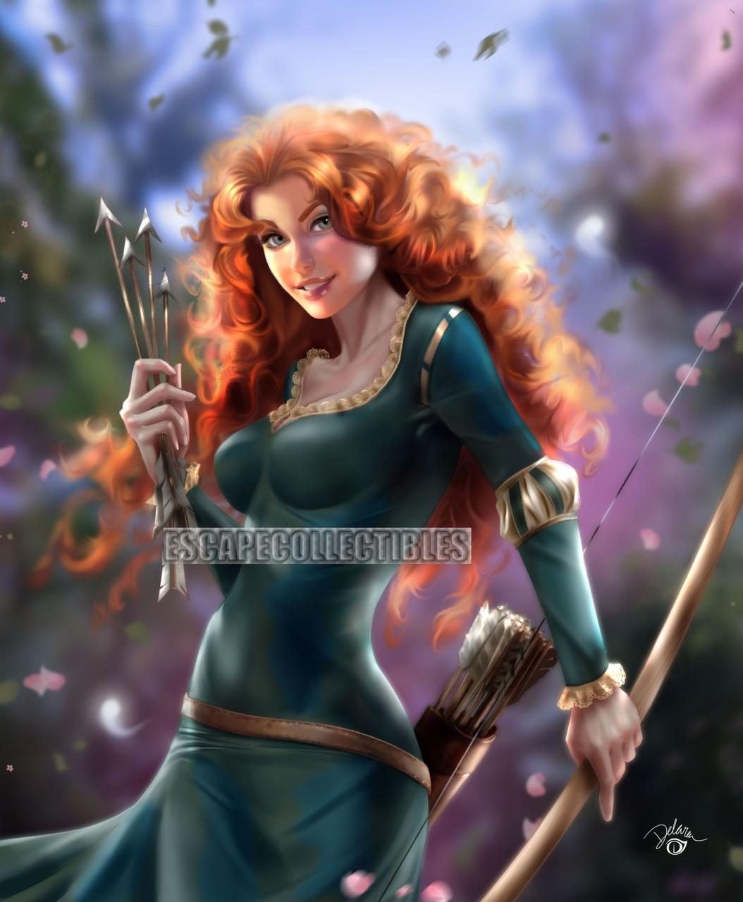 merida signed print cris delara ebay merida signed print cris delara ebay