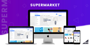 Preview of Supermarket BigCommerce Template Preview of Supermarket BigCommerce Template