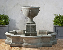 Austin Fountain - Loud Cast Stone Water Feature