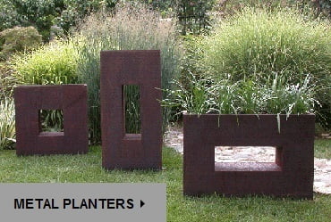 Yard Art - Modern Planters and Contemporary Fountains