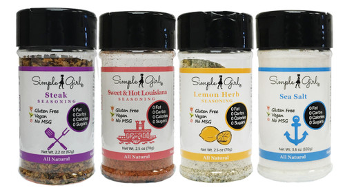 Simple Girl All Natural, Sugar Free, Oil Free, Gourmet Seasonings