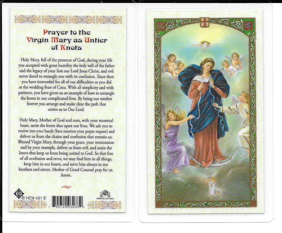 Mary Undoer Of Knots Prayer Printable mary-undoer-of-knots-prayer-printable