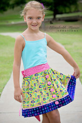 Bentlee's Button-Up Skirt Sizes 2T to 14 Girls PDF Pattern