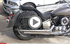 Mike Keeling's Charger Slant Motorcycle Yamaha Saddlebags Installation & Review On Yamaha