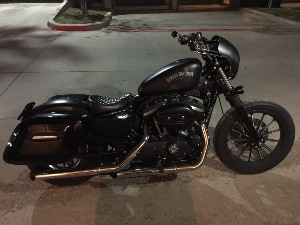 christy reed 2016 harley Sportster 883 Iron