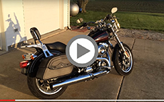 Harley-Davidson '15 Dyna Low Rider w/ Warrior Series Motorcycle Saddlebags