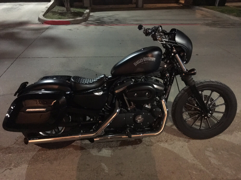 iron 883 hard saddlebags