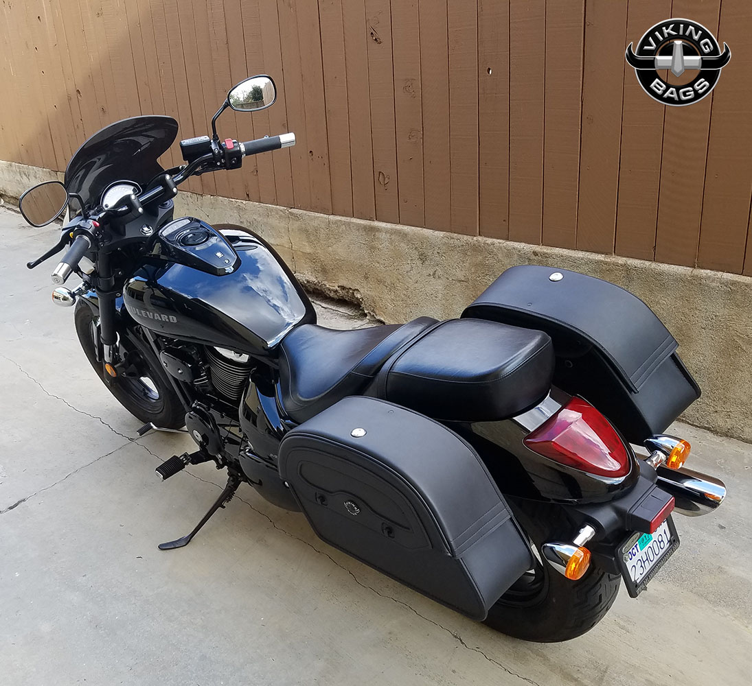 Suzuki Boulevard M50 Motorcycle Saddlebags Marauder Warrior Large
