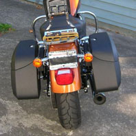 Harley Dyna Low Rider Hard Saddlebags