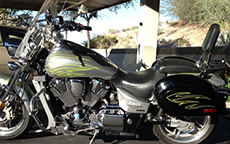 Steven Meyer's Honda Motorcycle Saddlebags