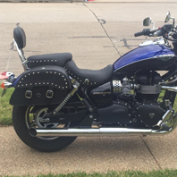 Jay's '13 Triumph Speedmaster w/ Charger Studded Saddlebags