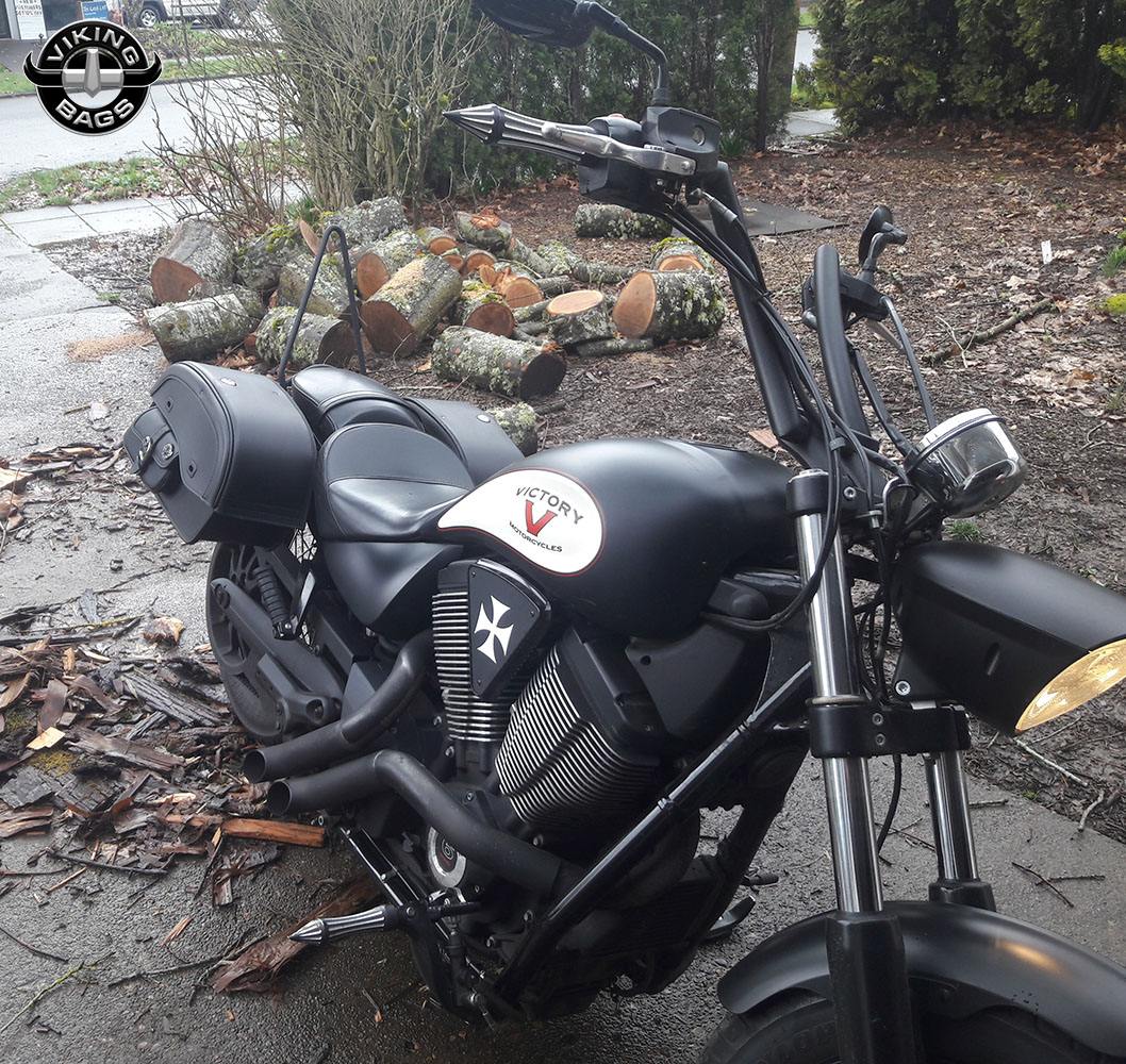 victory highball saddlebags