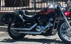 Ken Meeks’ 2007 Kawasaki w/ Pinnacle Studded Motorcycle Saddlebags